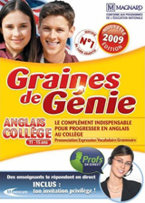 Graines de Génie Anglais Collège